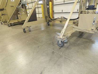 MTC Hydraulic Tote Dumper 2-Bin 1/2 Yd Hopper Tipper 2000Lb 3Hp 460V