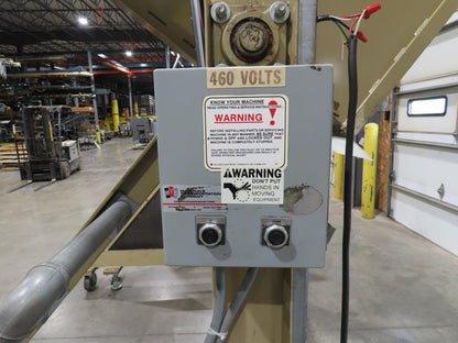 MTC Hydraulic Tote Dumper 2-Bin 1/2 Yd Hopper Tipper 2000Lb 3Hp 460V