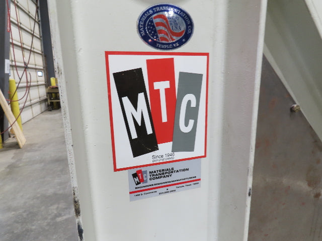 MTC Hydraulic Tote Dumper 2-Bin 1/2 Yd Hopper Tipper 2000Lb 5Hp 460V