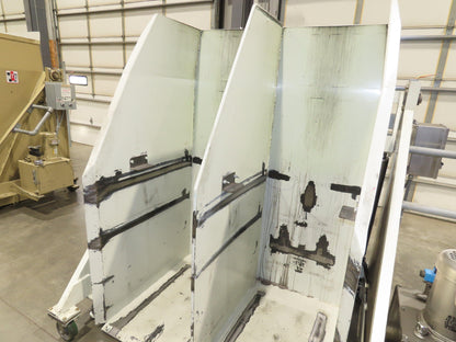 MTC Hydraulic Tote Dumper 2-Bin 1/2 Yd Hopper Tipper 2000Lb 5Hp 460V