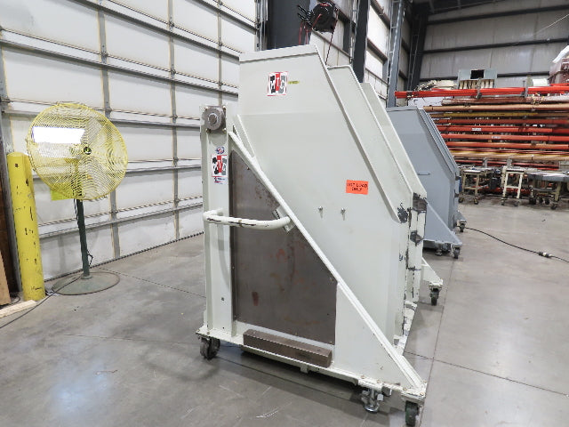 MTC Hydraulic Tote Dumper 2-Bin 1/2 Yd Hopper Tipper 2000Lb 5Hp 460V