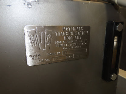 MTC Hydraulic Tote Dumper 2-Bin 1/2 Yd Hopper Tipper 2000Lb 5Hp 460V