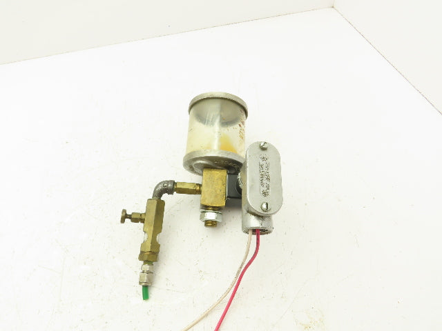 Lube Devices 727-1 Machine Oiler Lubricator 120V Solenoid 40PSI 12oz Reservoir