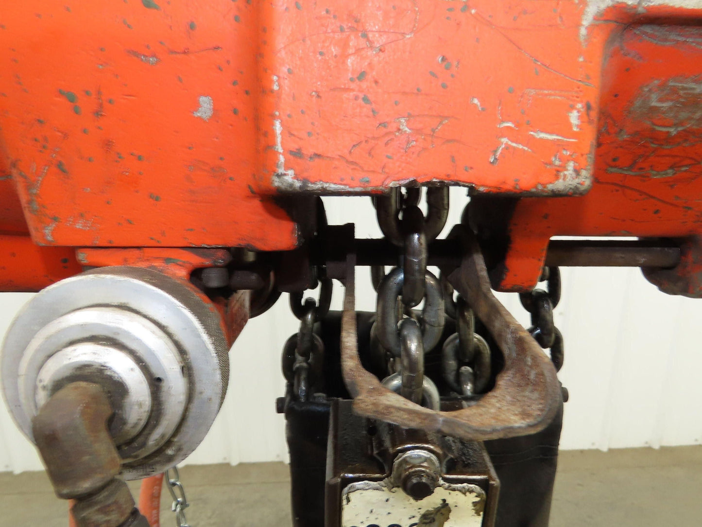 Gardner Denver 1.5 Ton 3000Lb Rotary Motor Air Chain Hoist 10' Lift Hook Mount