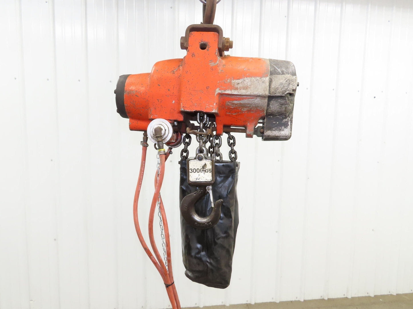 Gardner Denver 1.5 Ton 3000Lb Rotary Motor Air Chain Hoist 10' Lift Hook Mount