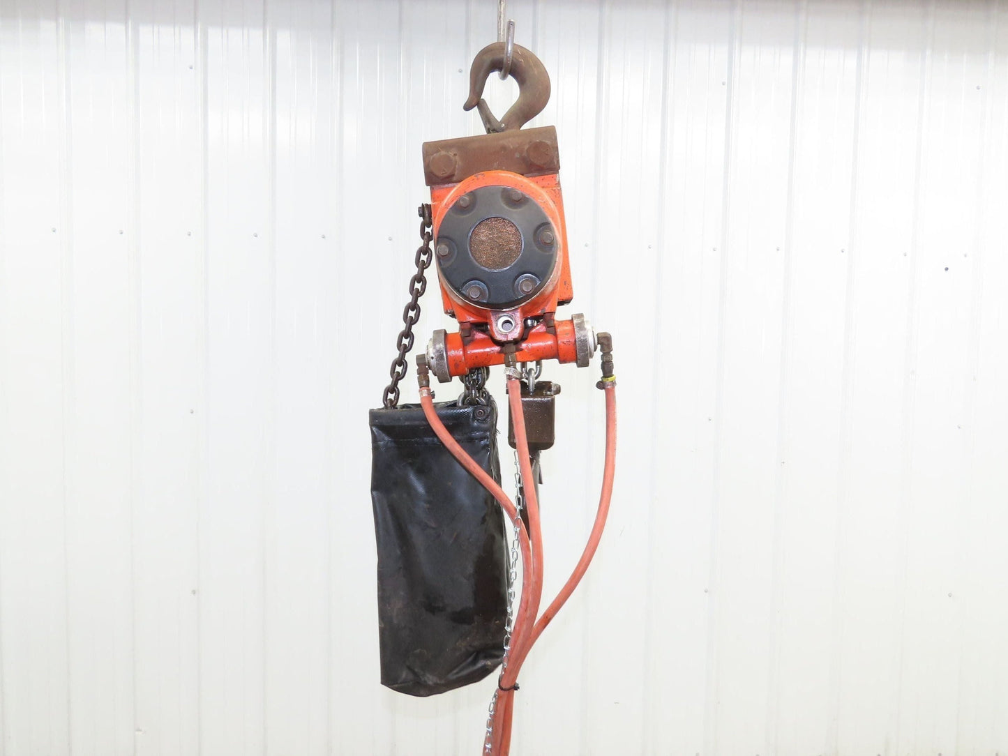 Gardner Denver 1.5 Ton 3000Lb Rotary Motor Air Chain Hoist 10' Lift Hook Mount