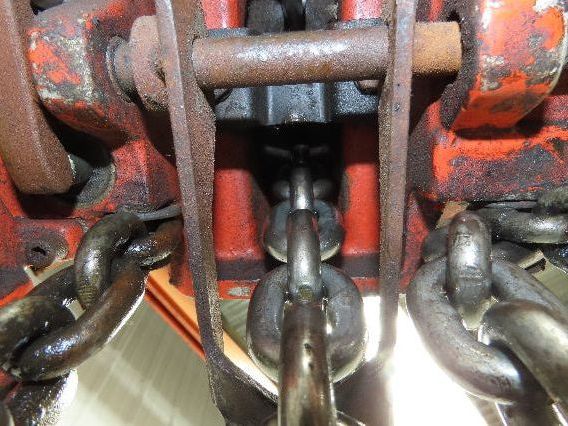 Gardner Denver 1.5 Ton 3000Lb Rotary Motor Air Chain Hoist 10' Lift Hook Mount