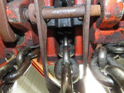 Gardner Denver 1.5 Ton 3000Lb Rotary Motor Air Chain Hoist 10' Lift Hook Mount