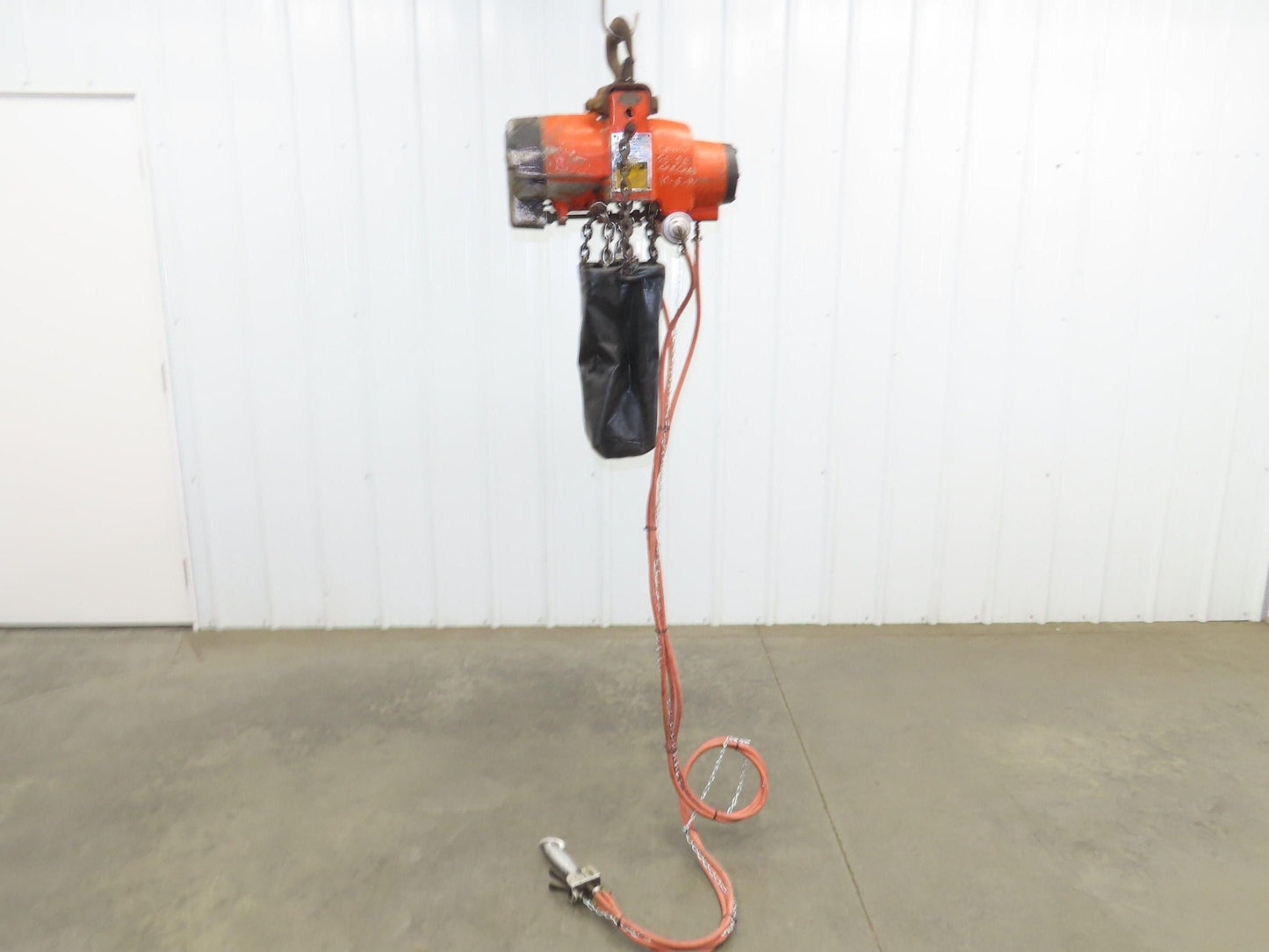 Gardner Denver 1.5 Ton 3000Lb Rotary Motor Air Chain Hoist 10' Lift Hook Mount