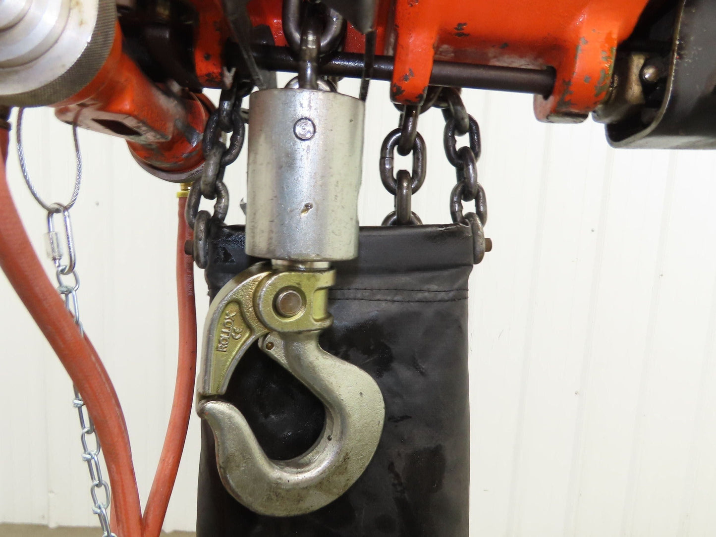Gardner Denver 1.5 Ton 3300Lb Rotary Motor Air Chain Hoist 11' 6" Lift Hook Mt