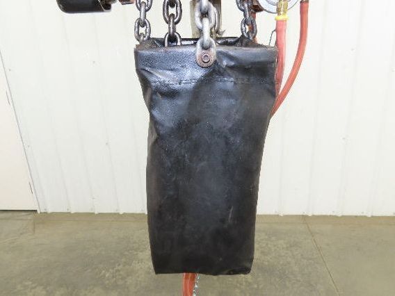 Gardner Denver 1.5 Ton 3300Lb Rotary Motor Air Chain Hoist 11' 6" Lift Hook Mt