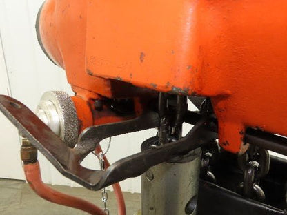 Gardner Denver 1.5 Ton 3300Lb Rotary Motor Air Chain Hoist 11' 6" Lift Hook Mt