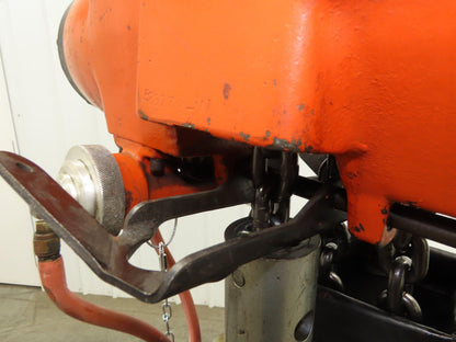 Gardner Denver 1.5 Ton 3300Lb Rotary Motor Air Chain Hoist 11' 6" Lift Hook Mt