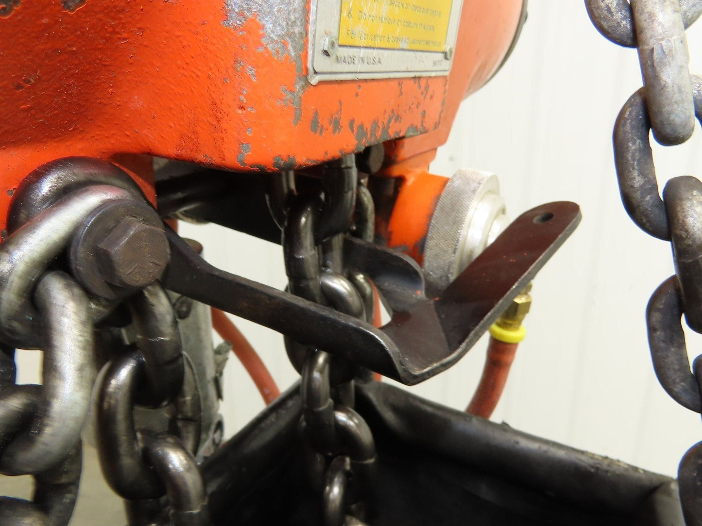 Gardner Denver 1.5 Ton 3300Lb Rotary Motor Air Chain Hoist 11' 6" Lift Hook Mt