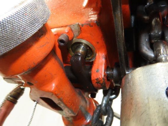 Gardner Denver 1.5 Ton 3300Lb Rotary Motor Air Chain Hoist 11' 6" Lift Hook Mt