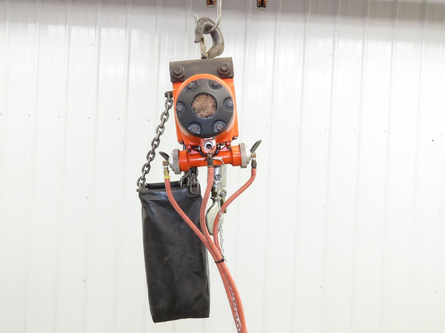 Gardner Denver 1.5 Ton 3300Lb Rotary Motor Air Chain Hoist 11' 6" Lift Hook Mt