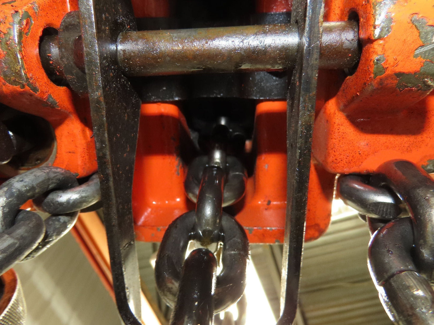 Gardner Denver 1.5 Ton 3300Lb Rotary Motor Air Chain Hoist 11' 6" Lift Hook Mt