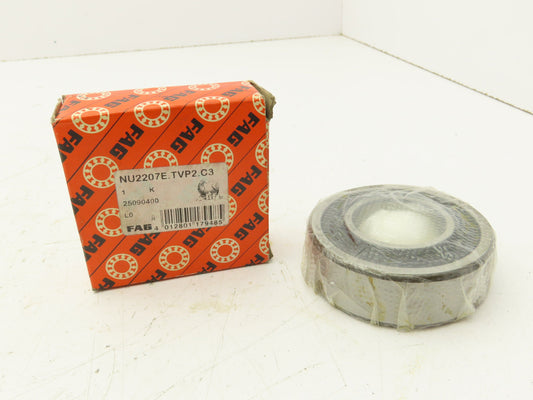 Fag NU2207E.TVP2.C3 Cylindrical Roller Bearing 35 mm ID 72 mm OD
