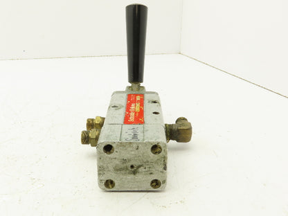 Schrader Bellows 53083-2000 Lever Operated Air Control Valve 5 Port 2 Position