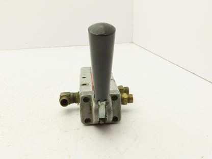 Schrader Bellows 53083-2000 Lever Operated Air Control Valve 5 Port 2 Position
