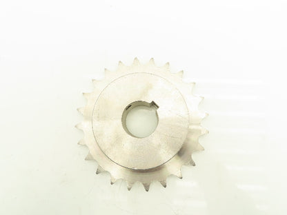 SS60B24 #60 Stainless Roller Chain Sprocket 24T Tooth 3/4 Pitch 1.5" Bore