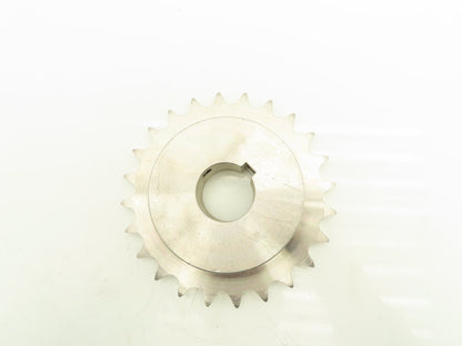 SS60B24 #60 Stainless Roller Chain Sprocket 24T Tooth 3/4 Pitch 1.5" Bore