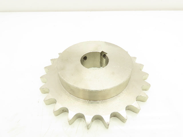 SS60B24 #60 Stainless Roller Chain Sprocket 24T Tooth 3/4 Pitch 1.5" Bore