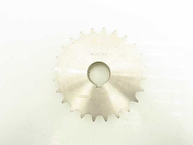 SS60B24 #60 Stainless Roller Chain Sprocket 24T Tooth 3/4 Pitch 1.5" Bore