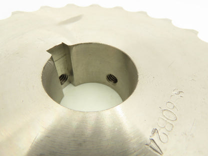 SS60B24 #60 Stainless Roller Chain Sprocket 24T Tooth 3/4 Pitch 1.5" Bore