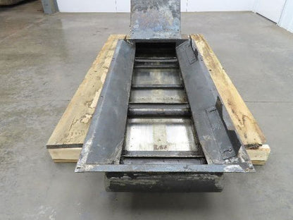 Shin Myung Magnetic Chip Conveyor with Drag Chain Scraper 14"x51" Infeed 220V