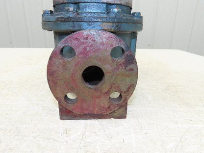 Neptune MP 600 Liquid Flow Meter Valve Mechanical Gallon Register 1" Flanged