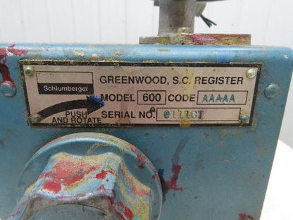 Neptune MP 600 Liquid Flow Meter Valve Mechanical Gallon Register 1" Flanged