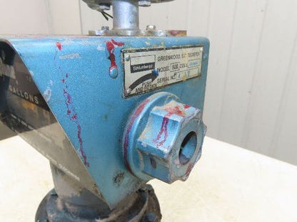 Neptune MP 600 Liquid Flow Meter Valve Mechanical Gallon Register 1" Flanged