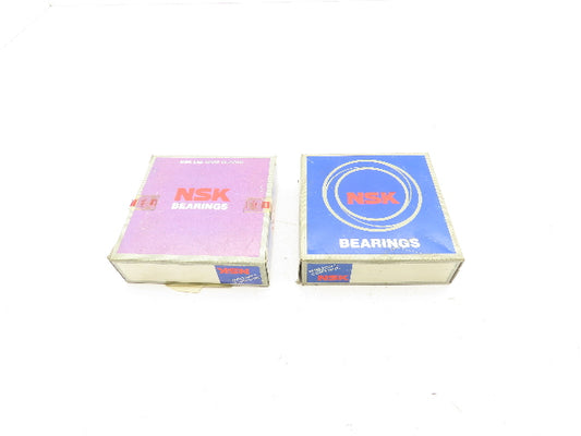 NSK 6012CM Deep Groove Ball Bearing 60 mm ID 95 mm OD Lot of 2