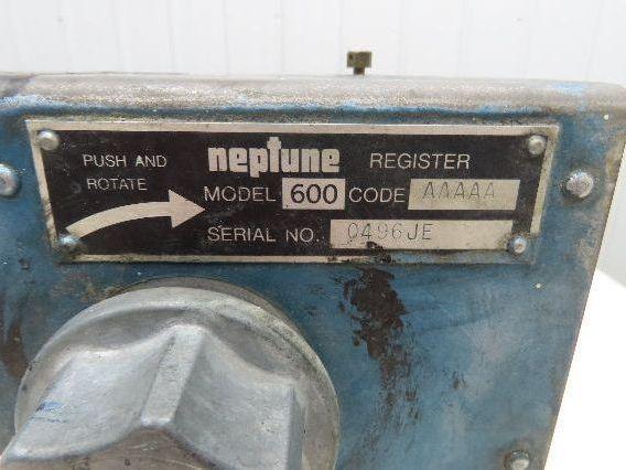 Neptune 600 Liquid Flow Meter Gal Register 1" Flanged 2-Bolt -No Transmitter