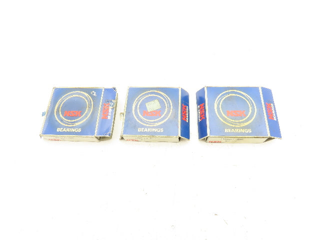 NSK 6306VVC3E Deep Groove Roller Bearing 30 mm ID 72 mm OD Lot of 3