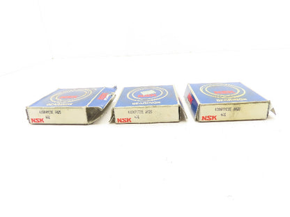 NSK 6306VVC3E Deep Groove Roller Bearing 30 mm ID 72 mm OD Lot of 3