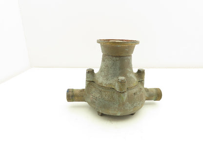 Liquid Flow Meter 3/4 x 3/4" Bronze Valve -No Reader
