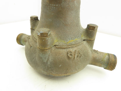 Liquid Flow Meter 3/4 x 3/4" Bronze Valve -No Reader