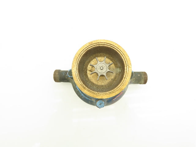 Liquid Flow Meter 3/4 x 3/4" Bronze Valve -No Reader