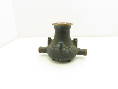 Liquid Flow Meter 3/4 x 3/4" Bronze Valve -No Reader