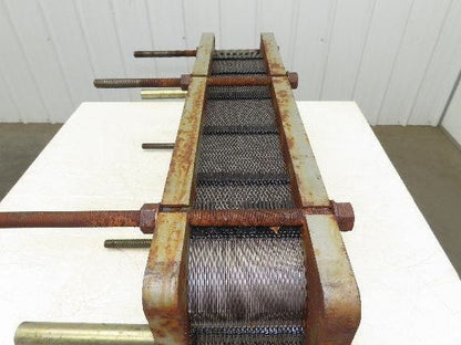 ITT Bell & Gossett GPX161-051 Plate Heat Exchanger 150 PSI 2" NPT 32"x 12"