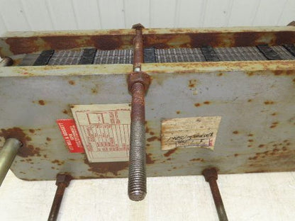 ITT Bell & Gossett GPX161-051 Plate Heat Exchanger 150 PSI 2" NPT 32"x 12"