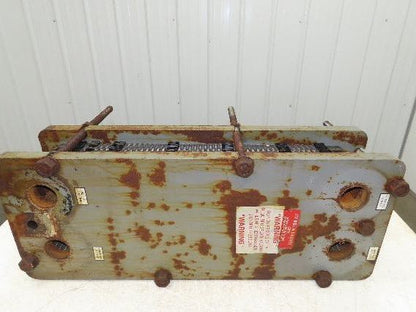 ITT Bell & Gossett GPX161-051 Plate Heat Exchanger 150 PSI 2" NPT 32"x 12"