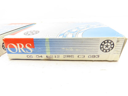 ORS 6212 C3 Deep Groove Ball Bearing 60 mm ID 110 mm OD Lot of 2