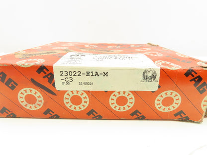 FAG 23022-E1A-M-C3 Spherical Roller Bearing 110 mm ID 170 mm OD