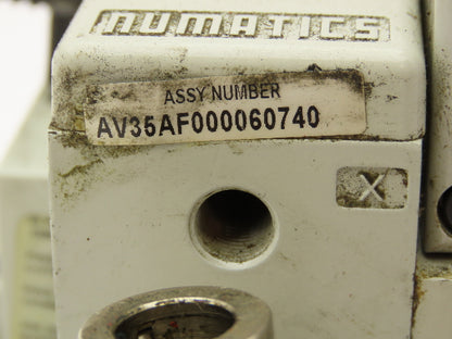 Numatics 353BA400K000030 Pneumatic Air Solenoid Valve Manifold Block 2 Position