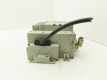 Numatics 353BA400K000030 Pneumatic Air Solenoid Valve Manifold Block 2 Position
