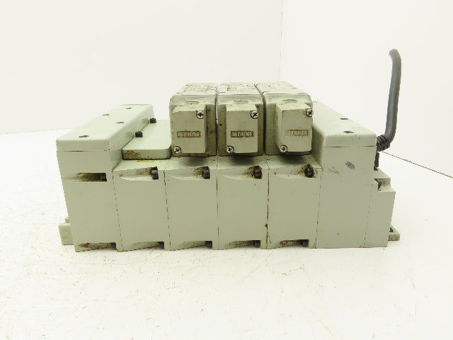 Numatics 353BA400K000030 Pneumatic Air Solenoid Valve Manifold Block 2 Position