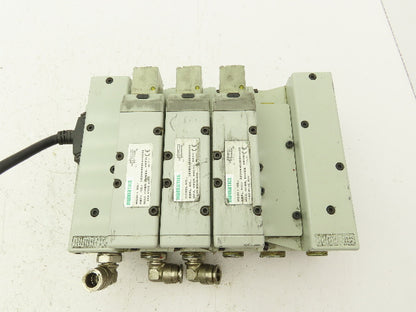 Numatics 353BA400K000030 Pneumatic Air Solenoid Valve Manifold Block 2 Position